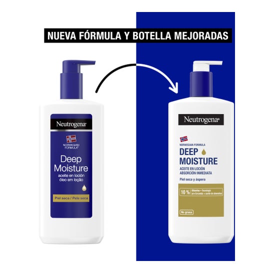 Neutrogena Hydratation Profonde Huile Lotion Non Grasse 400ml