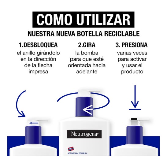 Neutrogena Hydratation Profonde Huile Lotion Non Grasse 400ml