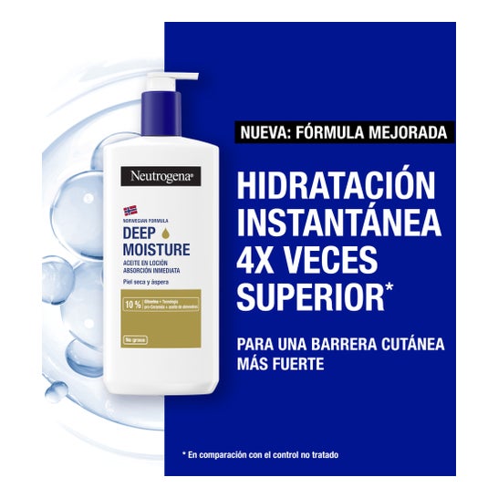 Neutrogena Hydratation Profonde Huile Lotion Non Grasse 400ml