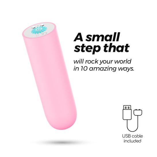 Crushious Quackers Balle Vibratoire Rechargeable Usb Rose 1 Unité