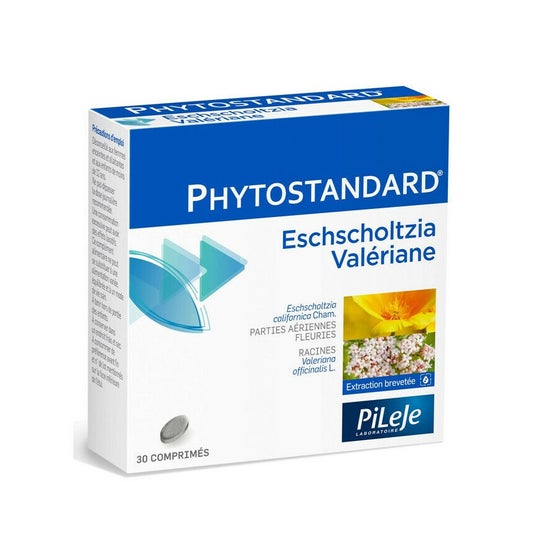 Pileje Phytostandard Eschscholtzia et Valériane 30 comprimés