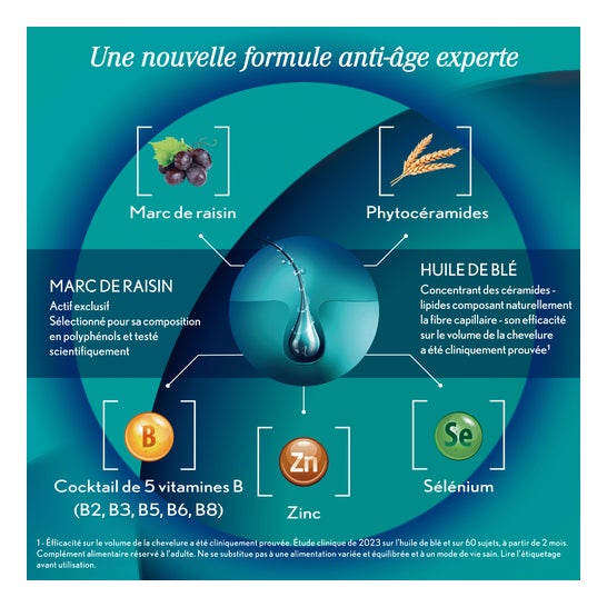 Oenobiol Hair Expert Fortifiant Anti-Âge 30 Capsules