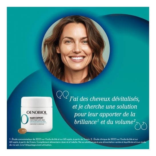 Oenobiol Hair Expert Fortifiant Anti-Âge 30 Capsules