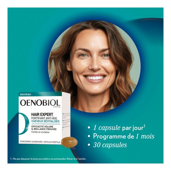 Oenobiol Hair Expert Fortifiant Anti-Âge 30 Capsules