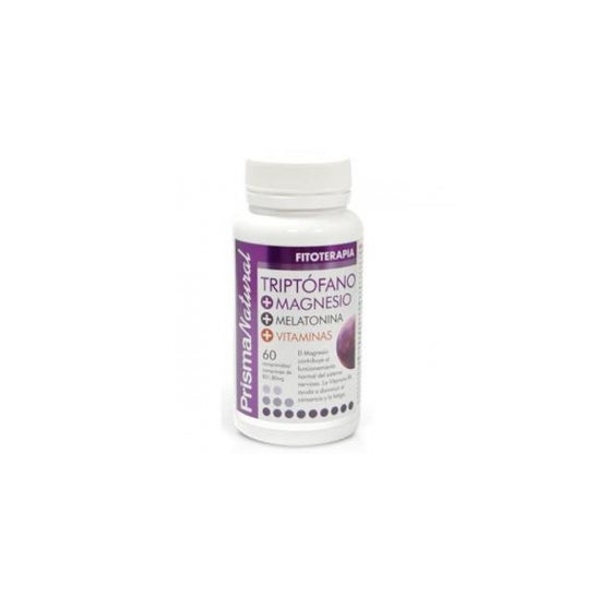 Prismas Natural Tryptophan+Mg+Mélatonine+Vitamines 60capsules