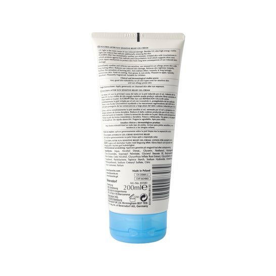 Eucerin After Sun Sensitive Relief Gel Cream 200ml