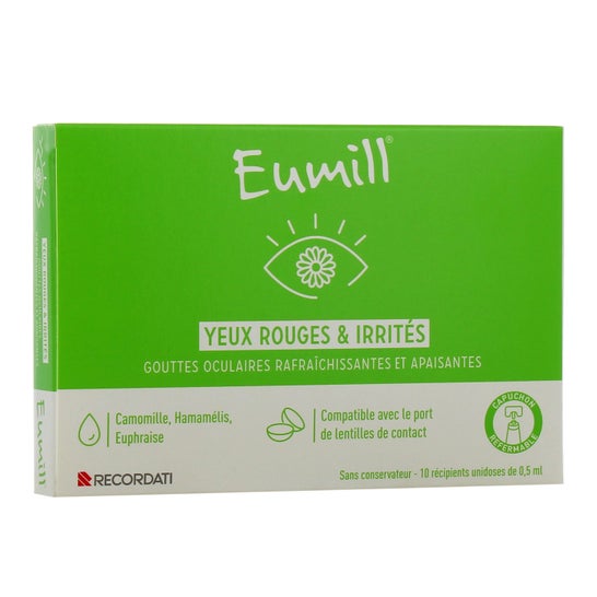 Eumill Yeux Rouges & Irrités 10x0.5 ml