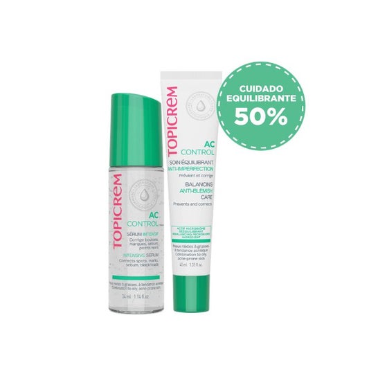 Topicrem AC Control Set Sérum 34 ml + Soin Équilibrant 40 ml