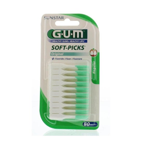Cure-dents interdentaires Soft-Picks Gum régulier 80 pièces