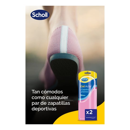 Scholl Gel Soft Semelles Chaussures Plates et Ballerines 1 paire