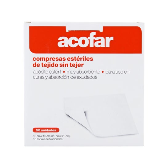 Compresse Acofar sans tissage 50uds