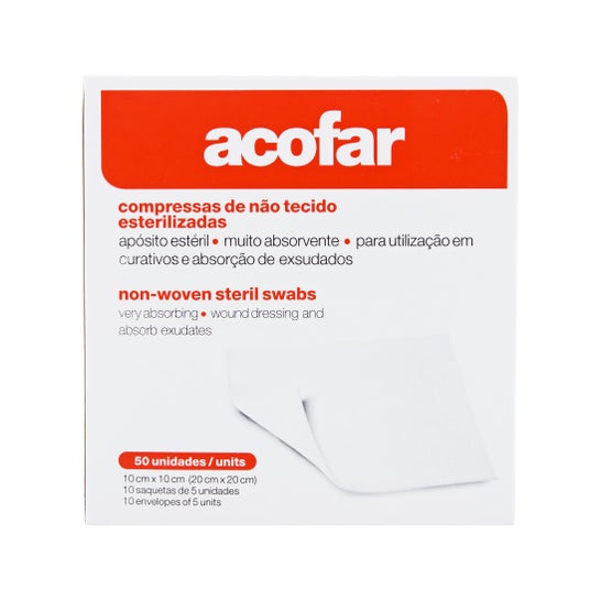 Compresse Acofar sans tissage 50uds