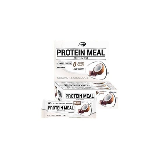 Pwd Protein Meal Bar Chocolate With Coconut 12x35g