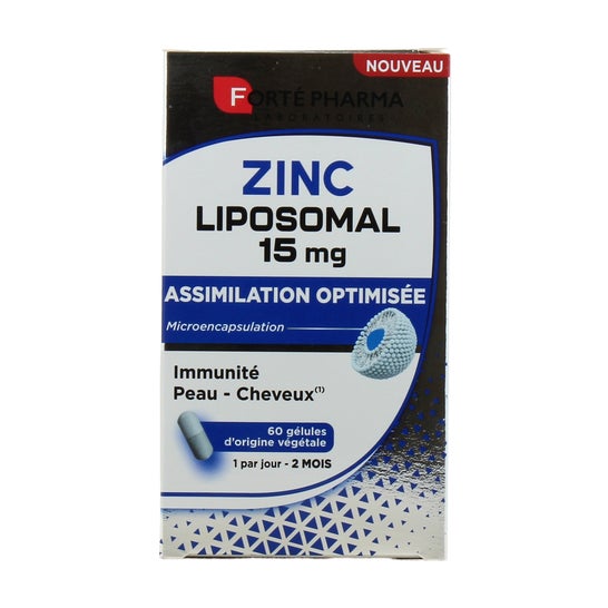 Forté Pharma Zinc Liposomal 15mg 60 Gélules
