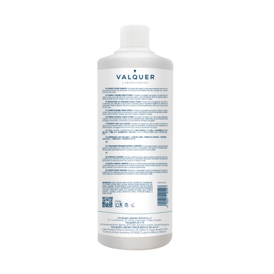 Valquer Shampooing Ginger Strong 1000ml
