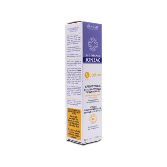 Jonzac Nutritive Crème Visage Effet Protecteur Seconde Peau 50ml
