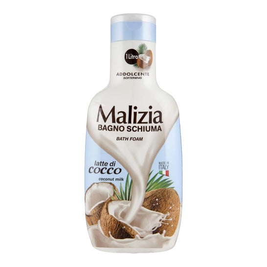 Malizia Gel Mousse Bain Coconut 1000ml
