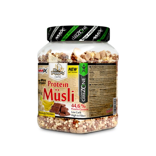 Amix Mr Popper's Protein Müsli Banana Chocolate 500g