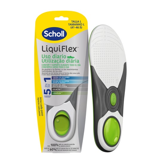 Scholl LiquiFlex Semelles Soutien Quotidien Taille 2 1 Paire