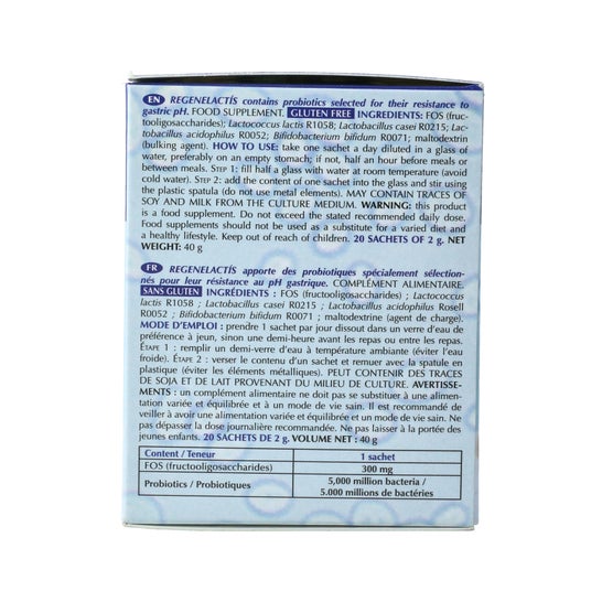 Intersa Regenelactis 5 millions Lactobacillus 20 sachets
