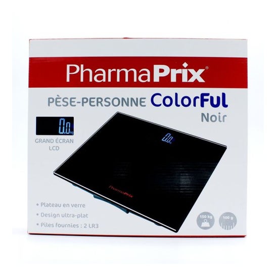 Pharmaprix Pèse Personne Colorido Noir 1ut