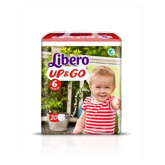 Libero Up&Go Couche Taille 6 4x20uts