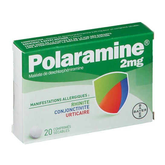 Polaramine Manifestations Allergique 2mg 20comp
