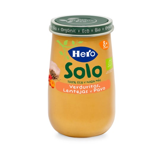 Hero Baby Solo Légumes + Lentej.yPavo 190g
