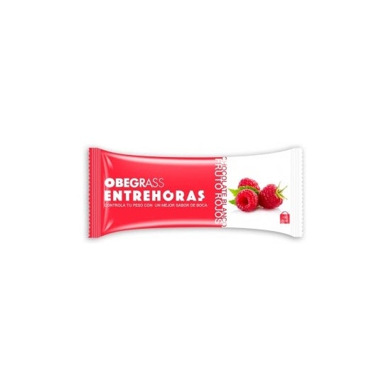 Obegrass Entrehoras tablette de chocolat blanc et fruits rouges 1pc