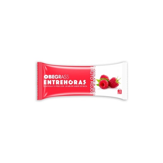 Obegrass Entrehoras tablette de chocolat blanc et fruits rouges 1pc