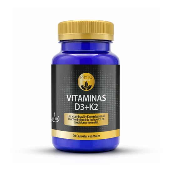 Phytofarma Vitamines D3+K2 90 gélules