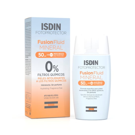 Fotoprotector ISDIN® Fusion Fluid Mineral SPF 50+ 50 ml