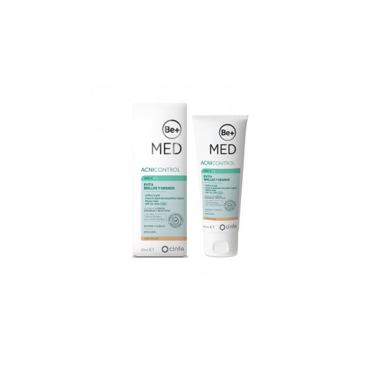 Be+ Med Acnicontrol Evite la Brillance et les Boutons avec Couleur 40ml