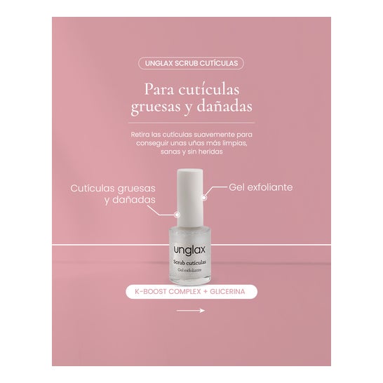 Unglax Scrub Cuticules Gel Exfoliant 10ml