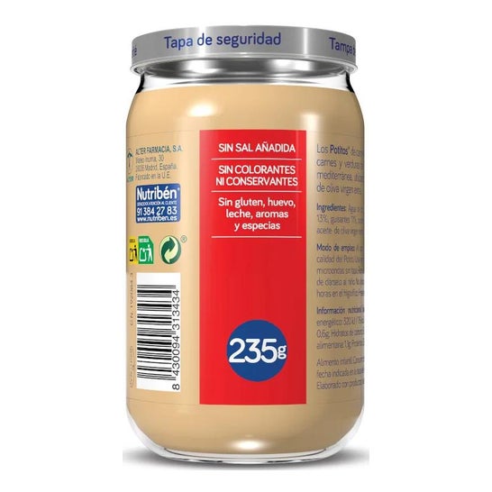 Nutribén™ Potito™ Jardinière d’agneau 250 g Nutribén™ Potito™ Jardinière d’agneau 250 g