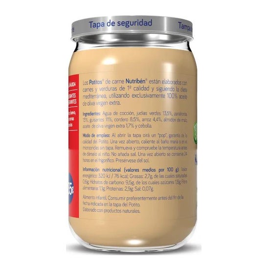 Nutribén™ Potito™ Jardinière d’agneau 250 g Nutribén™ Potito™ Jardinière d’agneau 250 g