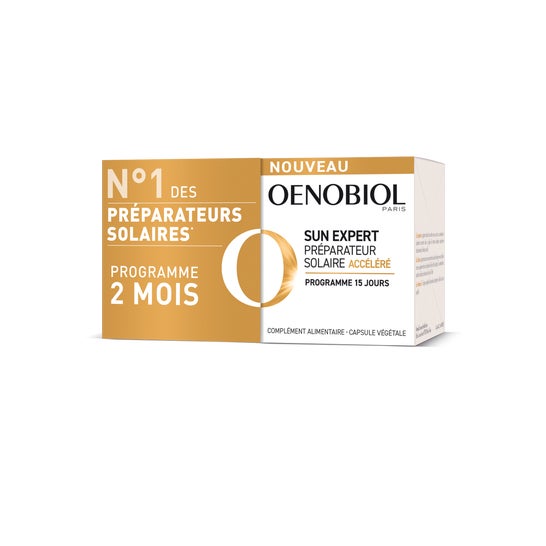 Oenobiol Sun Expert Préparateur Solaire Accélérée 2x15 Capsules