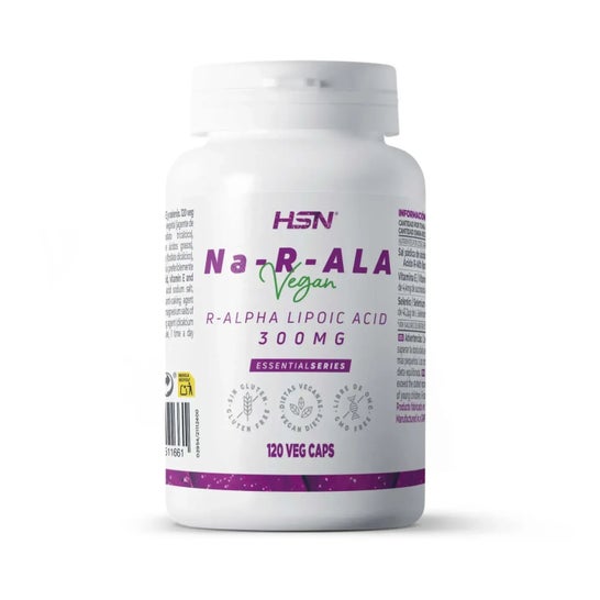 HSN Ácido R-Alfa Lipoico 300mg 120vcaps