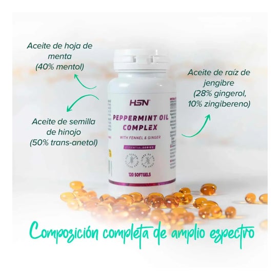 HSN Aceite de Menta Complex 120 perlas