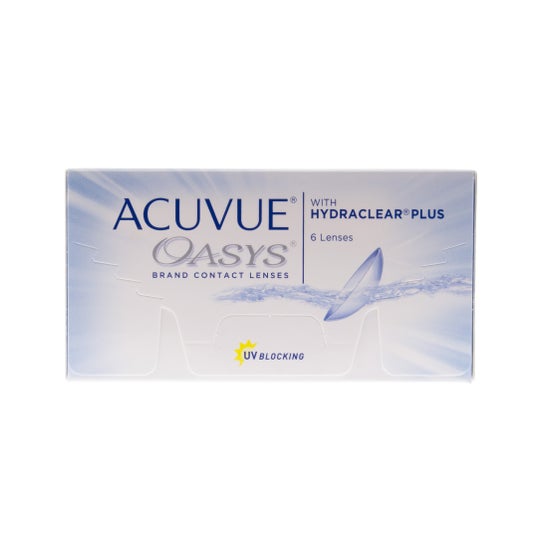 Acuvue™ Oasys™ courbe 8,4 6 dioptries 6 pcs -6,50