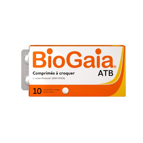 BioGaia ATB Comprimés Citron 10 Comprimés À Croquer