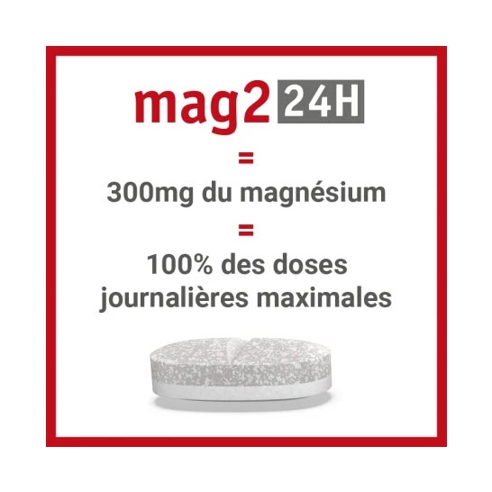Mag 2 24H Magnésium Marin 2x60 Comprimés