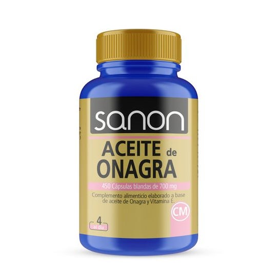 Sanon Aceite De Onagra 697mg 450 Capsules