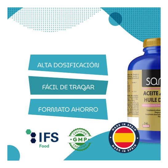 Sanon Aceite De Onagra 697mg 450 Capsules