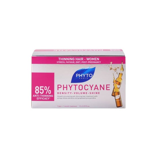 Phyto Phytocyane Soin Antichute Stimulateur De Croissance Femme 12x7.5ml