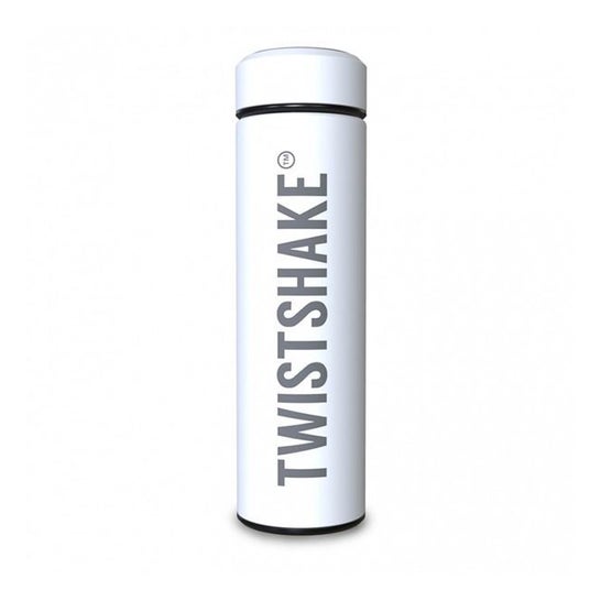 Thermos isothermes TwistShake 420ml blanc