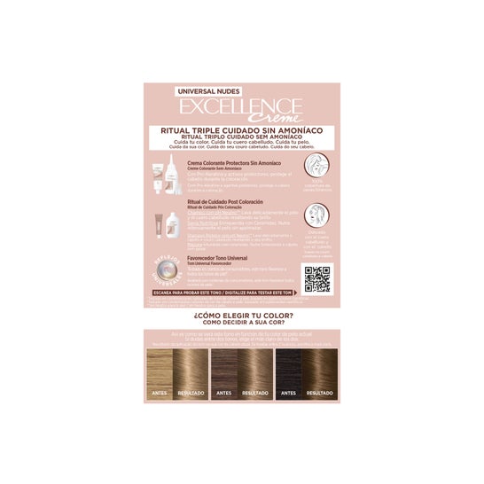 L'Oréal Excellence Creme Universal Nudes 7U Blonde 1 Unité