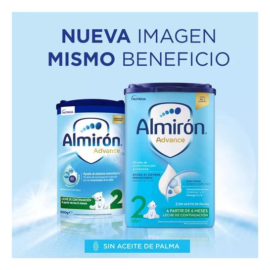 Almirón Advance 2 Lait pour la Continuation 800g Almirón Advance 2 Lait pour la Continuation 800g