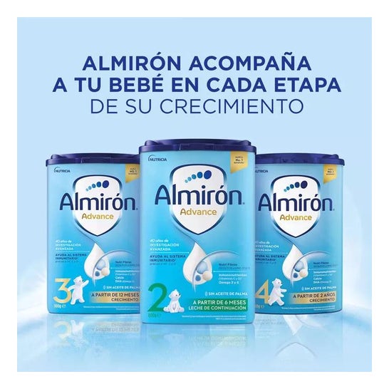 Almirón Advance 2 Lait pour la Continuation 800g Almirón Advance 2 Lait pour la Continuation 800g