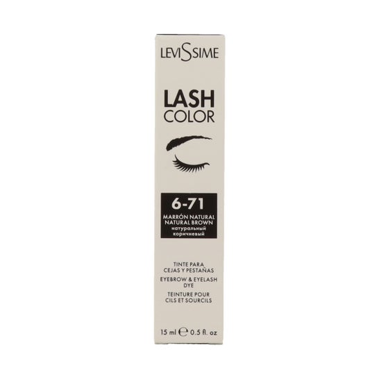 Levissime Lash Teinture Cils et Sourcils 6-71 Marron Naturel 15 ml